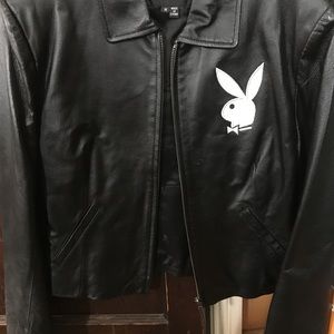 Playboy bunny leather jacket